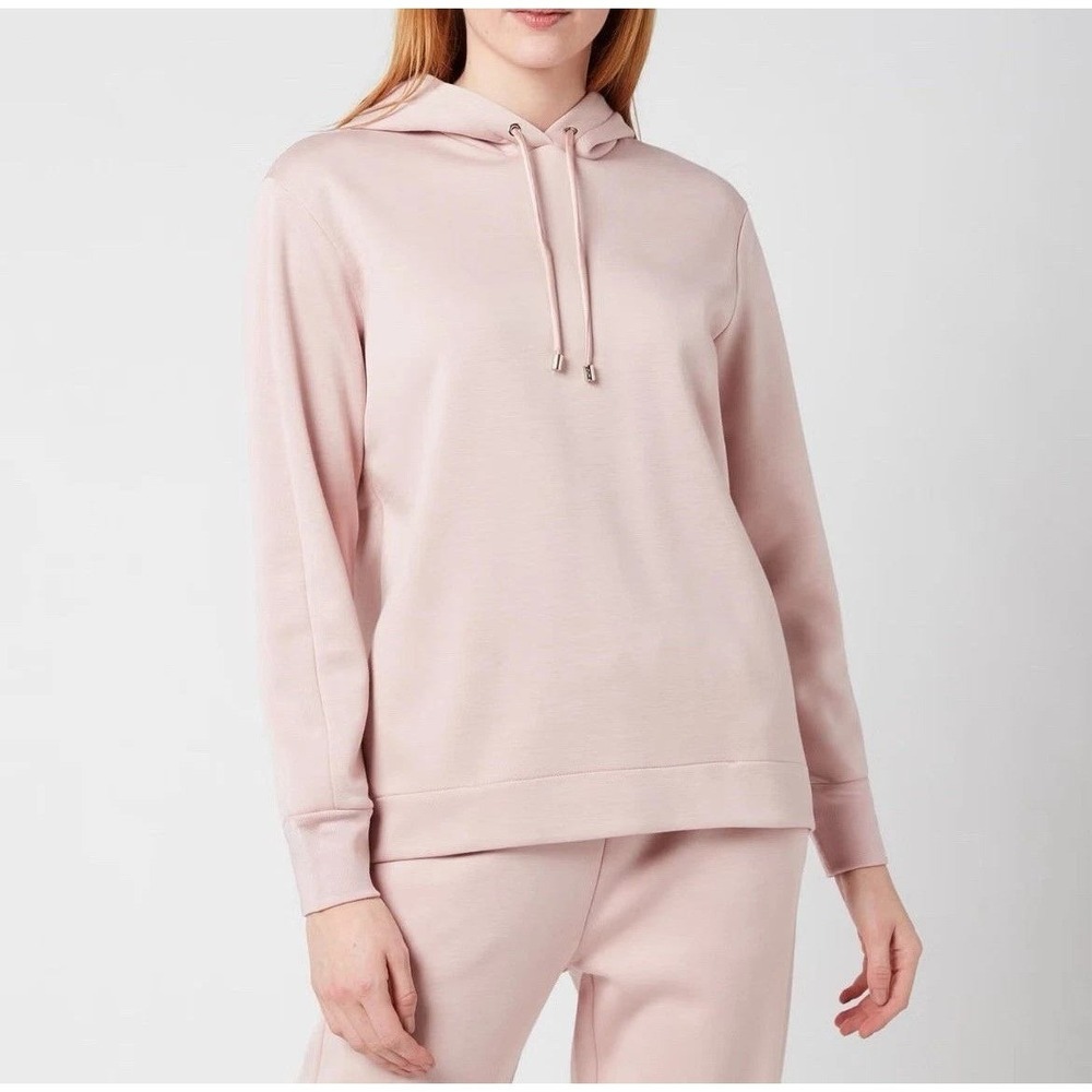 TED BAKER LONDON Salara Light Pink Hooded Pullover Sweatshirt Size 4โ